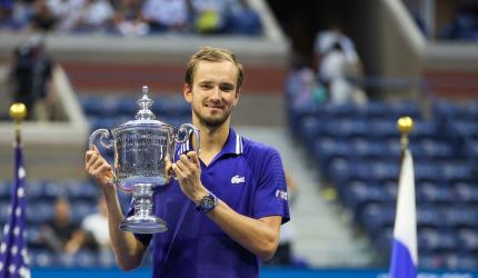 US Open PIX: Medvedev ends Djokovic's Grand Slam bid