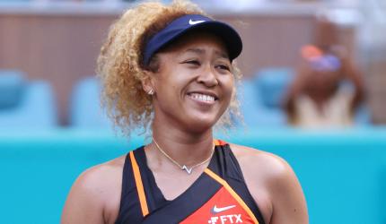 Osaka fires 18 aces to reach Miami Open final