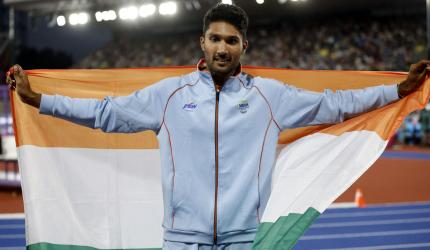 PICS: Tejaswin wins CWG bronze in men's high jump