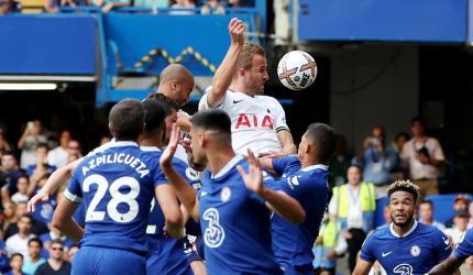 PIX: Tuchel, Conte see red as Spurs, Chelsea draw