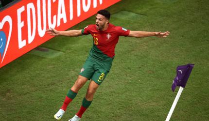 FIFA WC PIX: Ramos powers Portugal into quarters