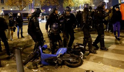 Morocco, France fans clash with police in Paris