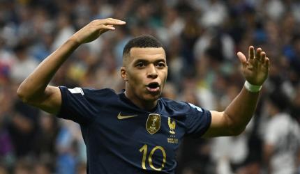 Mbappe is second person with a WC final hat-trick 
