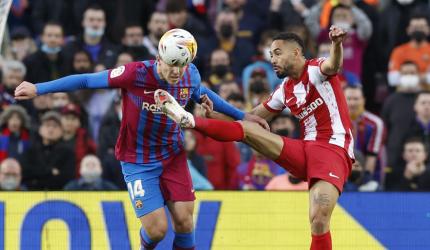 Barcelona down Atletico at Camp Nou