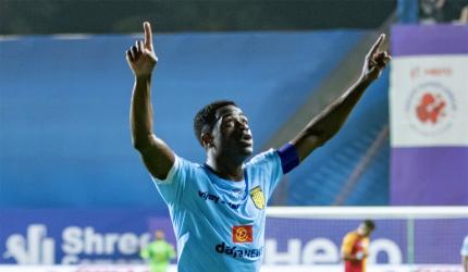 ISL: Ogbeche tricks as Hyderabad thrash EB 