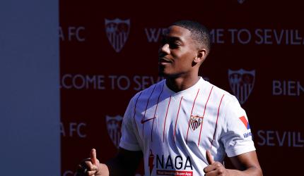 Soccer: Man United's Martial loaned out to Sevilla