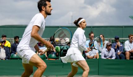 Wimbledon: Sania Mirza makes mixed doubles semis