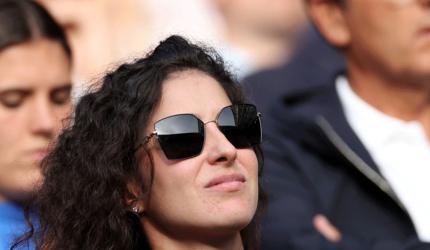 Wimbledon PIX: Pregnant Mrs Nadal...