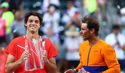 Fritz hands Nadal 1st loss of 2022 to win Indian Wells