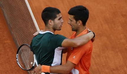 Alcaraz shocks Djokovic, meets Zverev in Madrid final