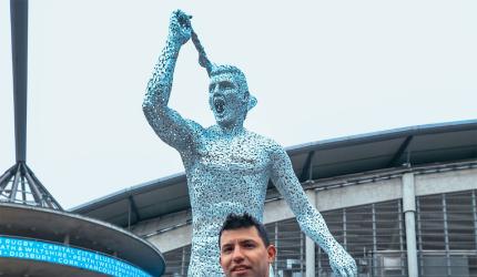 Aguero statue unveiled on 10th anniversary of '93:20'