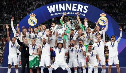 PIX: Real Madrid stun Liverpool for 14th European Cup