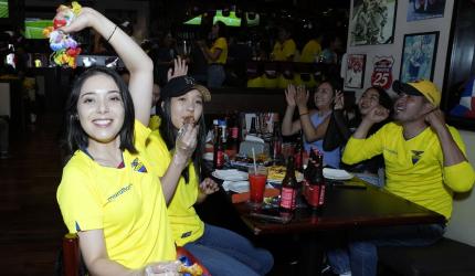 Ecuadoreans celebrate historic World Cup opener win