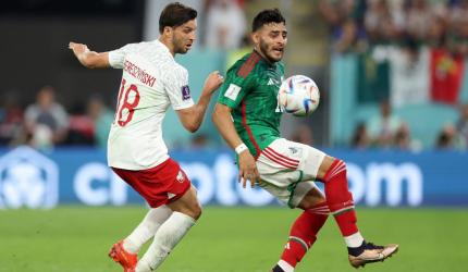 FIFA WC PIX: Poland-Mexico play out exciting draw