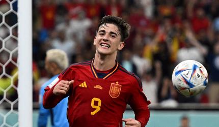 Spain's Gavi second youngest to score in the World Cup