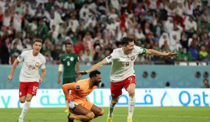 FIFA WC PIX: Poland down Saudi to close in on last 16
