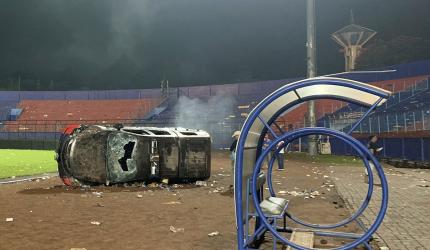 6 people charged over Indonesia stadium stampede