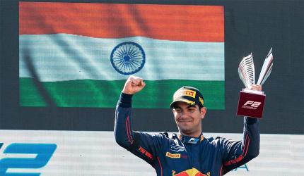 F2 sprint race: Jehan Daruvala on the podium in Monza