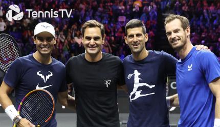 SEE: Big 4 Practice Ahead Of Laver Cup