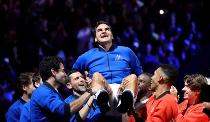 PICS: Roger Federer's grand finale ends in defeat