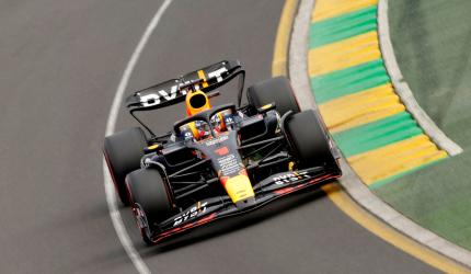 Australian GP: Verstappen takes pole; Perez skids out