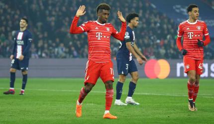PIX: Bayern's Coman haunts PSG again; Milan down Spurs