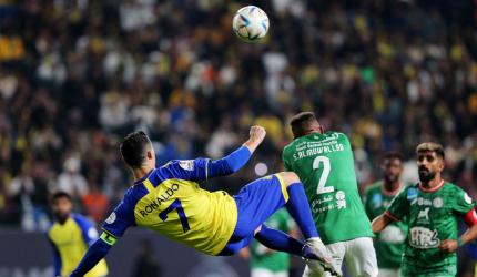 PIX: Ronaldo fails to score on debut for Al Nassr