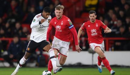 League Cup PIX: Manchester Utd rout Nottingham Forest