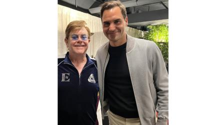 Rocket Man Meets Federer Express!