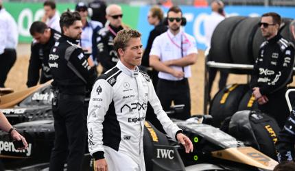 PICS: Brad Pitt Makes F1 'Debut' 