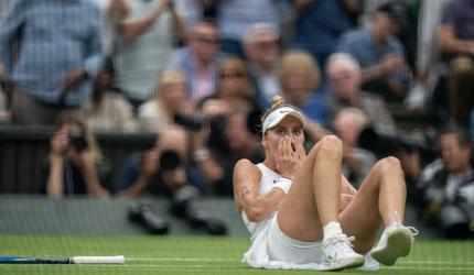 Beer and a tattoo: What's on champ Vondrousova's mind?