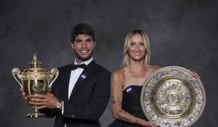Alcaraz, Vondrousova At Champions Gala