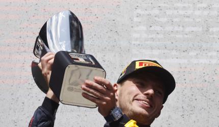 Another broken trophy in Red Bull's kitty!