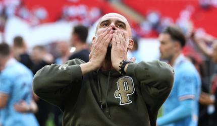 Let's make it a treble, Guardiola urges City players