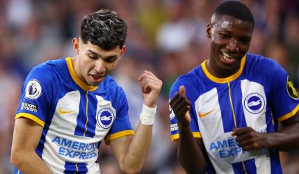 Brighton snap champions Man City's winning run