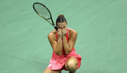 US Open PIX: Sabalenka beats Keys; sets up Gauff final