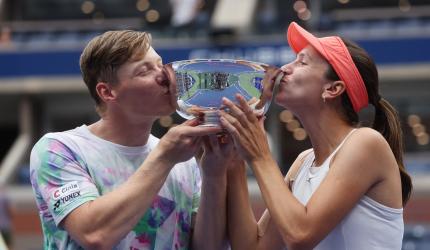 US Open: Danilina, Heliovaara win mixed doubles title