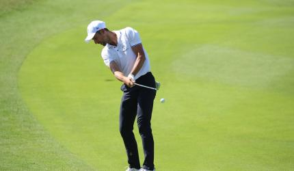 PIX: Novak Djokovic's stunning golf debut!