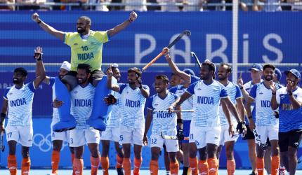 PIX: India win back-to-back Olympics hockey bronze
