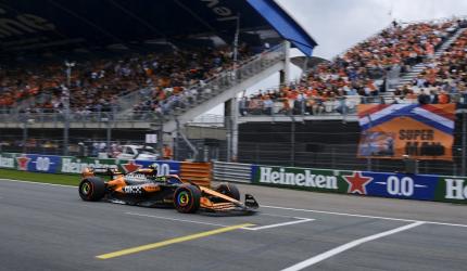 Norris ends Verstappen's 100% Zandvoort pole run