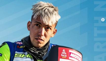 Harith Noah first Indian to win a stage at Dakar Rally