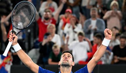 Aus Open PIX: Djokovic finally finds his groove!