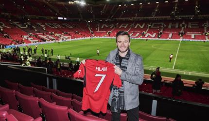Westlife's Shane Filan At Old Trafford