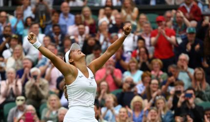 Wimbledon PIX: Defending champ Vondrousova dumped out