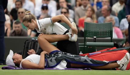 Wimbledon PIX: Sun snuffs out Raducanu's renaissance