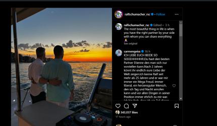 Former F1 driver Ralf Schumacher comes out as gay