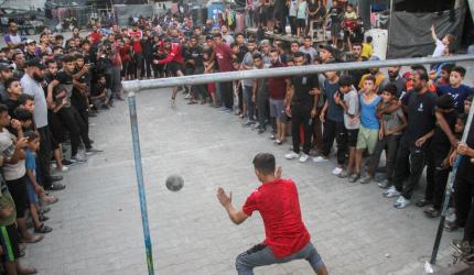 As Olympics kick off, Gazans seek refuge in football