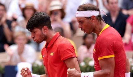 PIX: Nadal-Alcaraz turn up the heat; Gauff knocked out