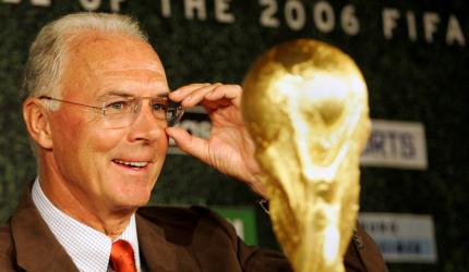 German legend Beckenbauer honoured at Euro opening