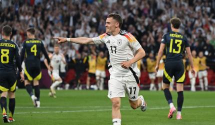 Euro '24 PIX: Germany hand Scotland nightmare start